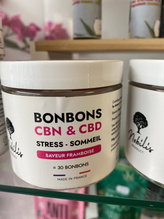Bonbon cbn cbd stress sommeil